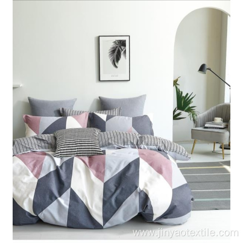 Solid Color Four-piece Cheap Bedset Bedding Set